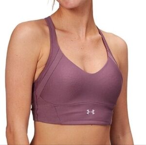 Under Armour Originals Seamless Rib Contour Sports Bra Bralette, Purple, M